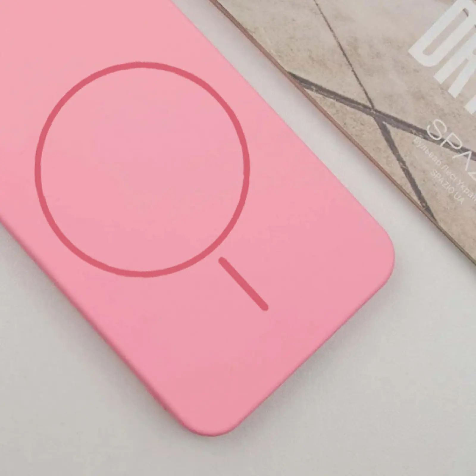 Чехол Silicone Cover Lakshmi Full Camera (AA) with MagFit для Samsung Galaxy S25 FE, Розовый / Light pink 1, Силикон, купить оптом с доставкой