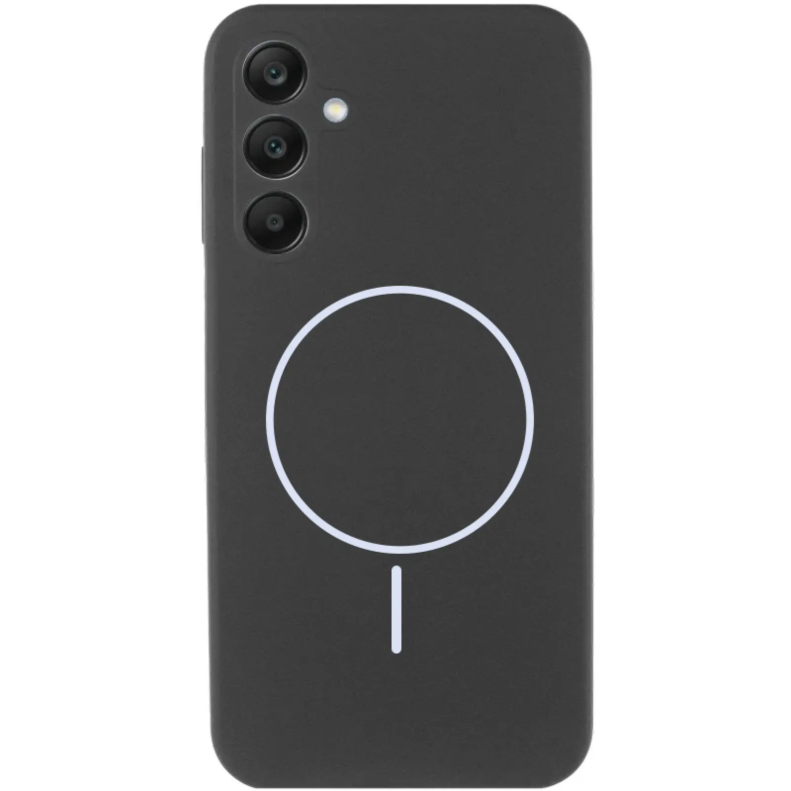 Чехол Silicone Cover Lakshmi Full Camera (AA) with MagFit для Samsung Galaxy S25 FE, Черный / Black, Силикон, купить оптом с доставкой