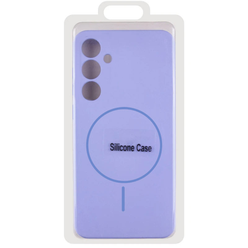 Чехол Silicone Cover Lakshmi Full Camera (AA) with Magnetic Fit для Samsung Galaxy A37 5G, Сиреневый / Dasheen 4, Силикон, купить оптом с доставкой