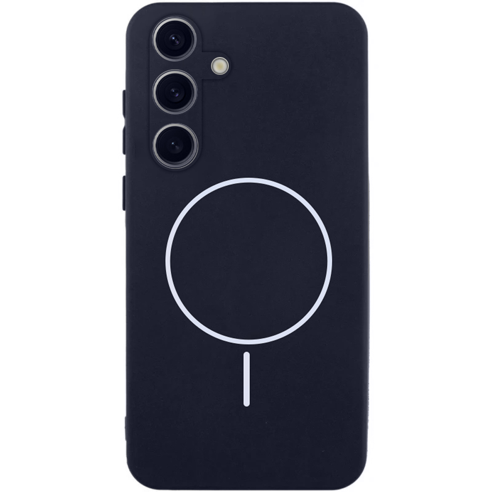 Чехол Silicone Cover Lakshmi Full Camera (AA) with Magnetic Fit для Samsung Galaxy A57 5G, Темно-синий / Midnight blue, Силикон, купить оптом с доставкой