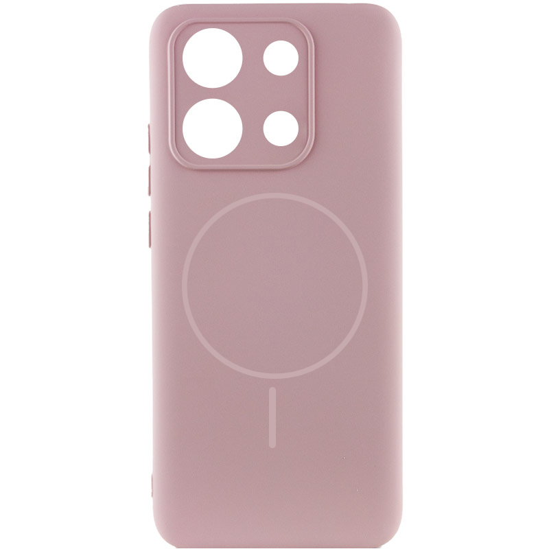 Чехол Silicone Cover Lakshmi Full Camera (AA) with Magnetic Fit для Xiaomi Redmi 15C (EU), Розовый / Pink Sand, Силикон, купить оптом с доставкой