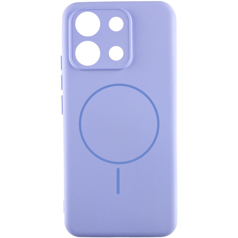 Чехол Silicone Cover Lakshmi Full Camera (AA) with Magnetic Fit для Xiaomi Redmi 15C (EU), Сиреневый / Dasheen, Силикон, купить оптом с доставкой