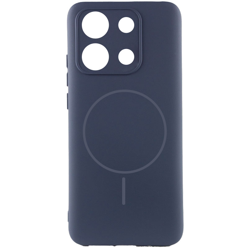 Чехол Silicone Cover Lakshmi Full Camera (AA) with Magnetic Fit для Xiaomi Redmi 15C (EU), Темно-синий / Midnight blue, Силикон, купить оптом с доставкой