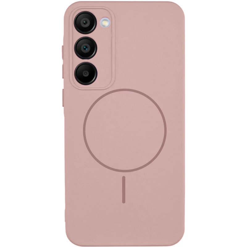 Чехол Silicone Cover Lakshmi Full Camera (AA) with Magnetic Fit для Xiaomi Redmi 15 (EU), Розовый / Pink Sand, Силикон, купить оптом с доставкой