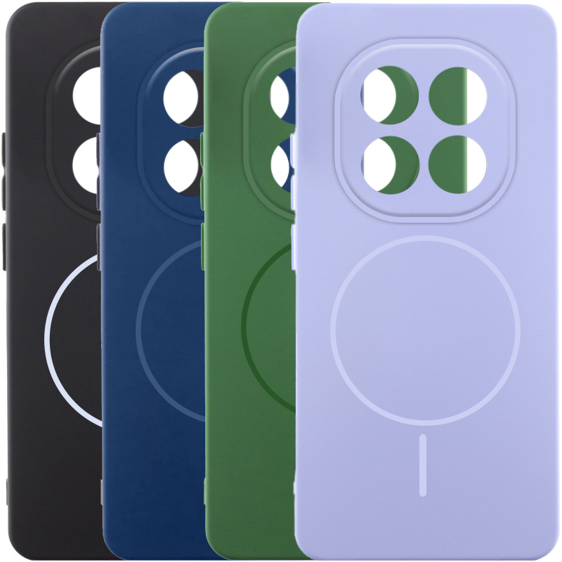 Чехол Silicone Cover Lakshmi Full Camera (AA) with Magnetic Fit для Xiaomi Redmi Note 15 Pro+ 5G, Силикон, купить оптом с доставкой
