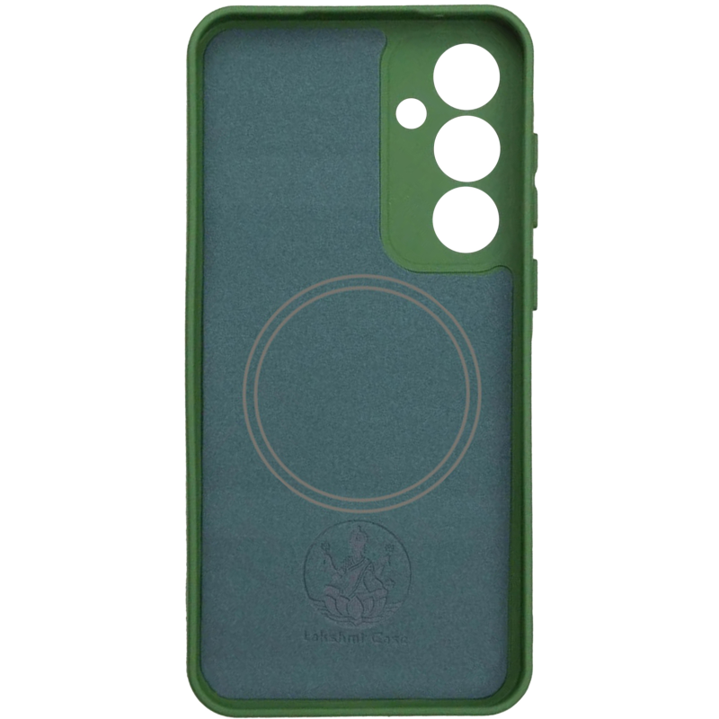 Чехол Silicone Cover Lakshmi Full Camera (AA) with Magnetic Fit для Xiaomi Redmi 15 (Global), Зеленый / Dark green 1, Силикон, купить оптом с доставкой