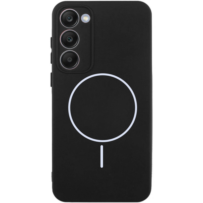 Чехол Silicone Cover Lakshmi Full Camera (AA) with Magnetic Fit для Xiaomi Redmi 15 (Global), Черный / Black, Силикон, купить оптом с доставкой