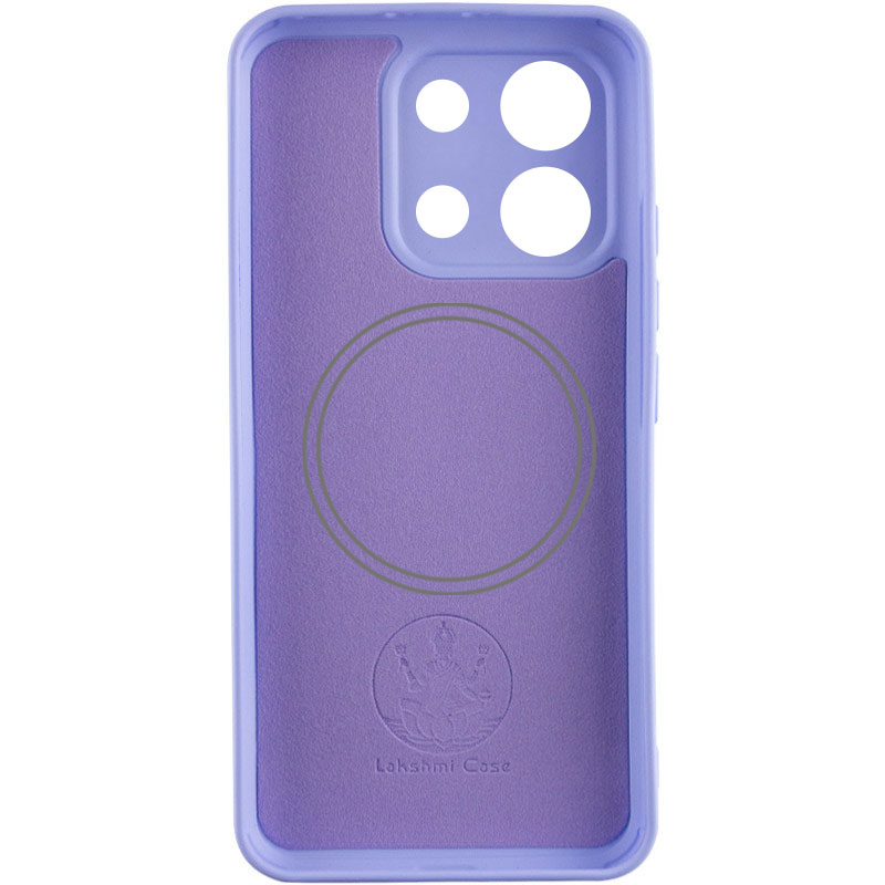 Чехол Silicone Cover Lakshmi Full Camera (AA) with Magnetic Fit для Xiaomi Redmi 15C (Global), Сиреневый / Dasheen 1, Силикон, купить оптом с доставкой