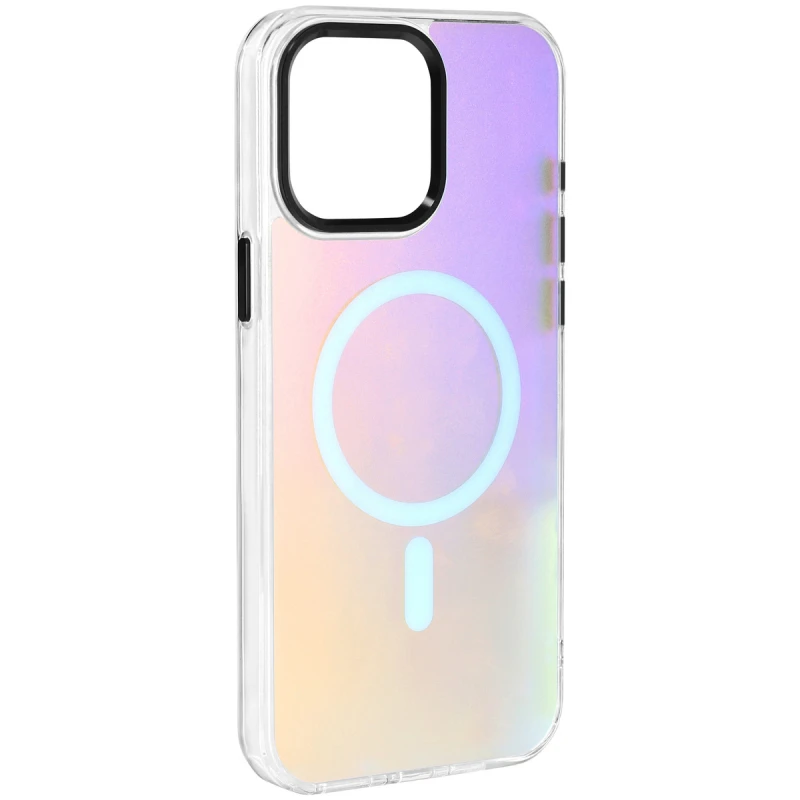 Чехол TPU Lunar Glow Magnetic Fit для Apple iPhone 14 Pro Max (6.7"), Titanium Black, TPU, купить оптом с доставкой