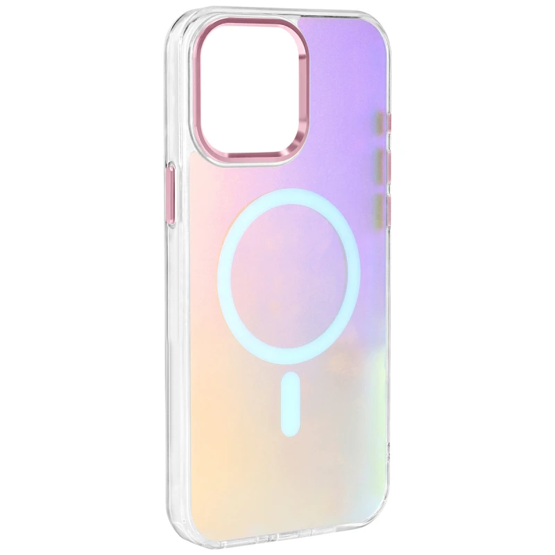Чехол TPU Lunar Glow Magnetic Fit для Apple iPhone 15 Pro (6.1"), Baby Pink, TPU, купить оптом с доставкой