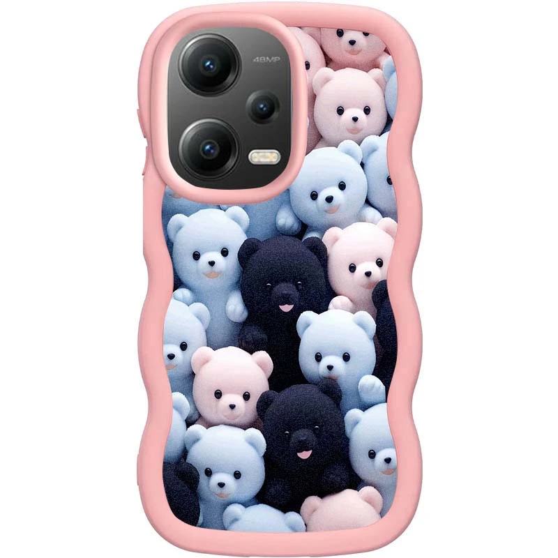 Чехол TPU Cloudy Pictures для Xiaomi Poco X5 5G / Redmi Note 12 5G, Bears, TPU, купить оптом с доставкой