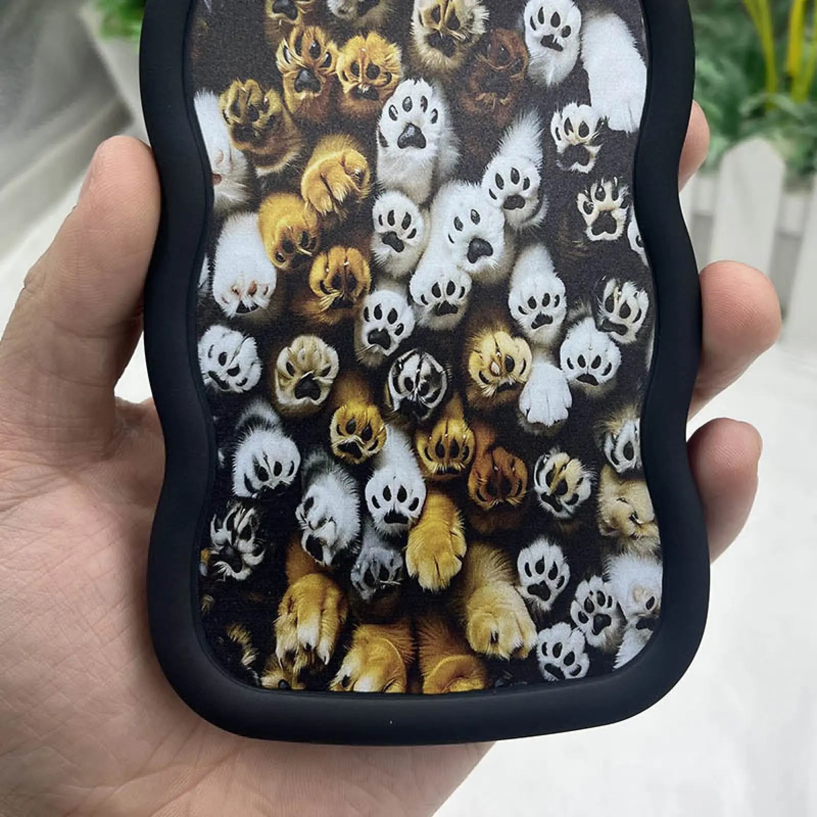 Чохол TPU Cloudy Pictures для Xiaomi Redmi 12C / Poco C55, Paws 1, TPU, купити оптом з доставкою