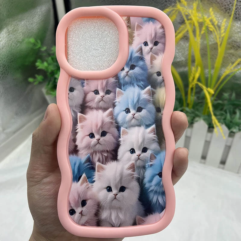 Чехол TPU Cloudy Pictures для Apple iPhone 15 Pro (6.1"), Kittens 1, TPU, купить оптом с доставкой