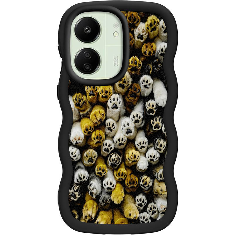 Захисний TPU чохол Cloudy Pictures для Xiaomi Redmi 13C | Якісний принт: на малюнкі №1