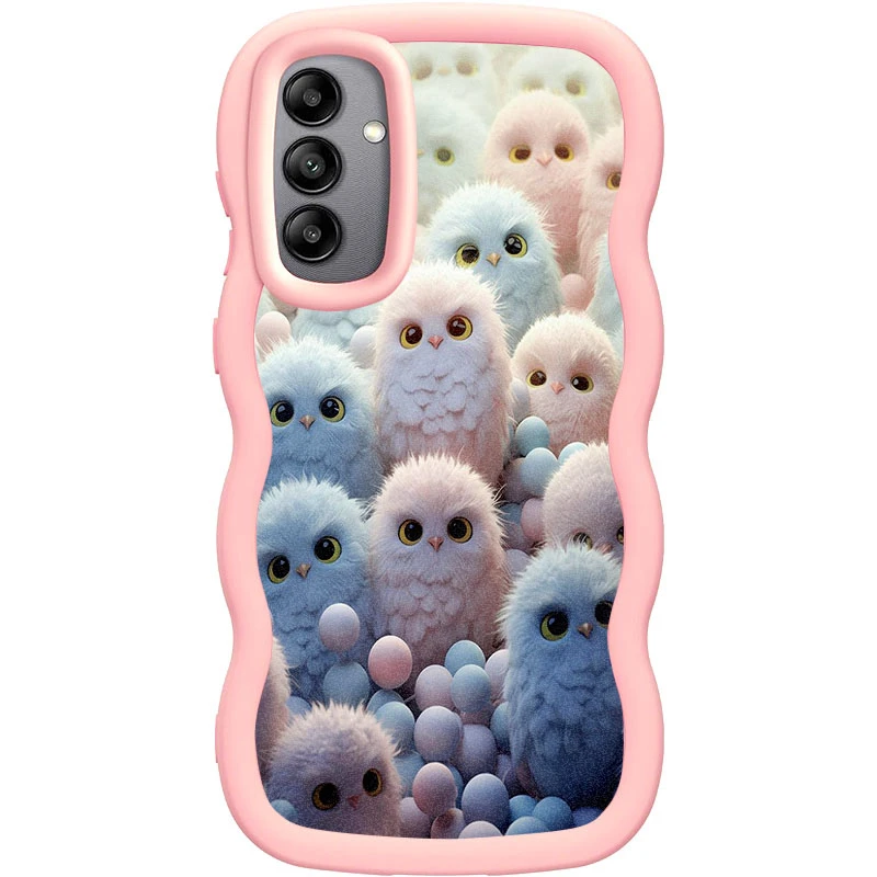 Чехол TPU Cloudy Pictures для Samsung Galaxy A35, Owls, TPU, купить оптом с доставкой