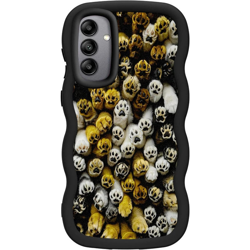 Чехол TPU Cloudy Pictures для Samsung Galaxy A35, Paws, TPU, купить оптом с доставкой