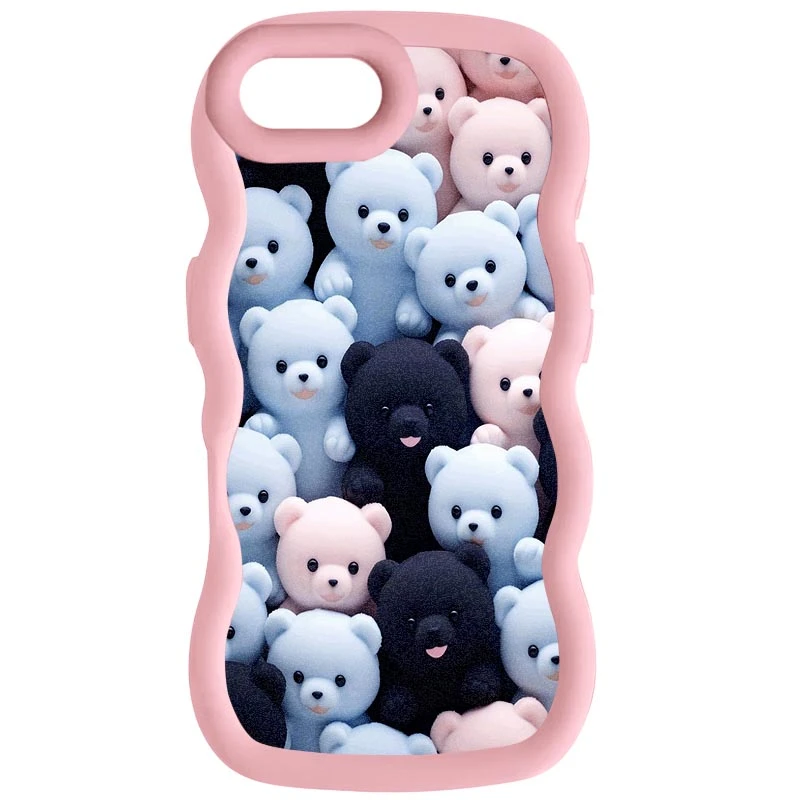 Чехол TPU Cloudy Pictures для Apple iPhone 16e / 17e (6.1"), Bears, TPU, купить оптом с доставкой