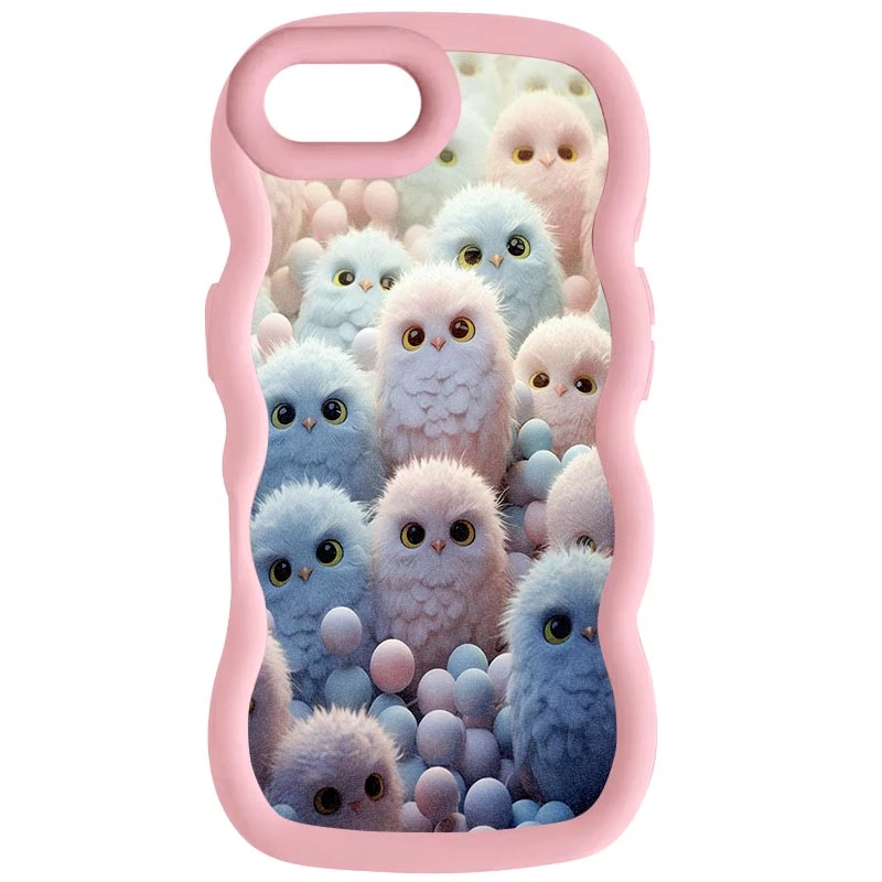 Чехол TPU Cloudy Pictures для Apple iPhone 16e / 17e (6.1"), Owls, TPU, купить оптом с доставкой