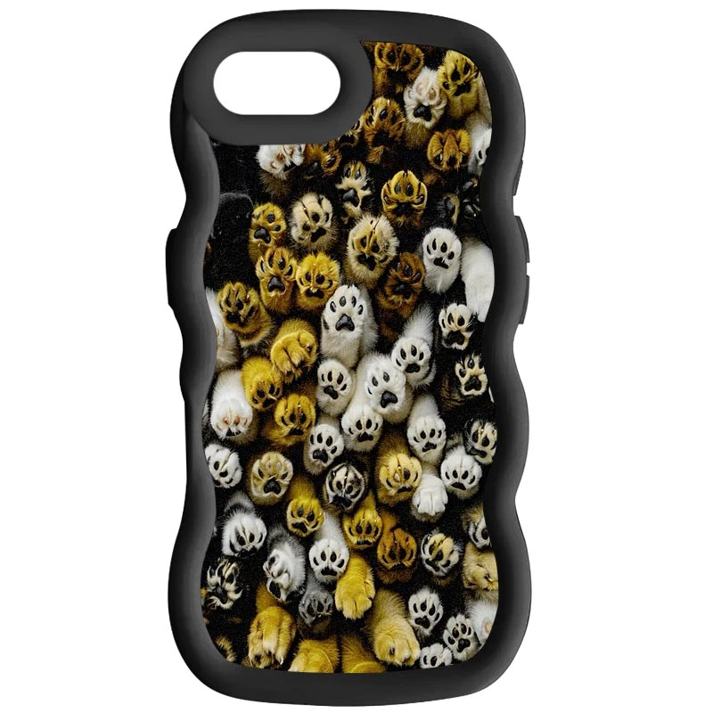 Чехол TPU Cloudy Pictures для Apple iPhone 16e / 17e (6.1"), Paws, TPU, купить оптом с доставкой