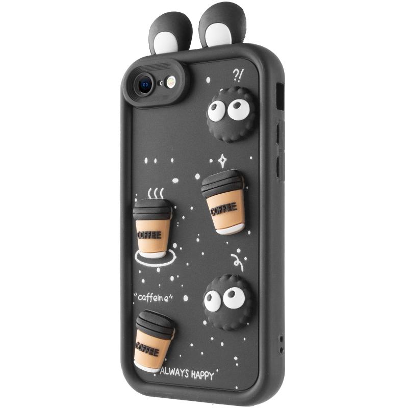 Силиконовый 3D чехол Toys Case with Ears для Apple iPhone 7 / 8 (4.7) | с ушками на картинке №1