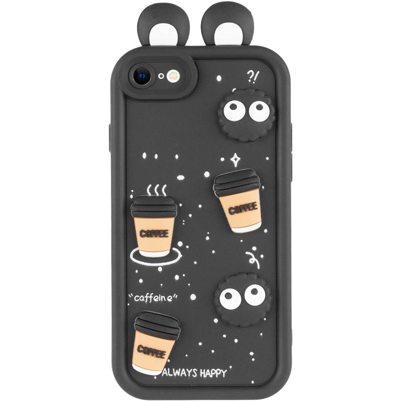 Силиконовый 3D чехол Toys Case with Ears для Apple iPhone 7 / 8 (4.7) | с ушками на картинке №2