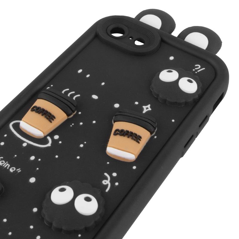 Силиконовый 3D чехол Toys Case with Ears для Apple iPhone 7 / 8 (4.7) | с ушками на картинке №4