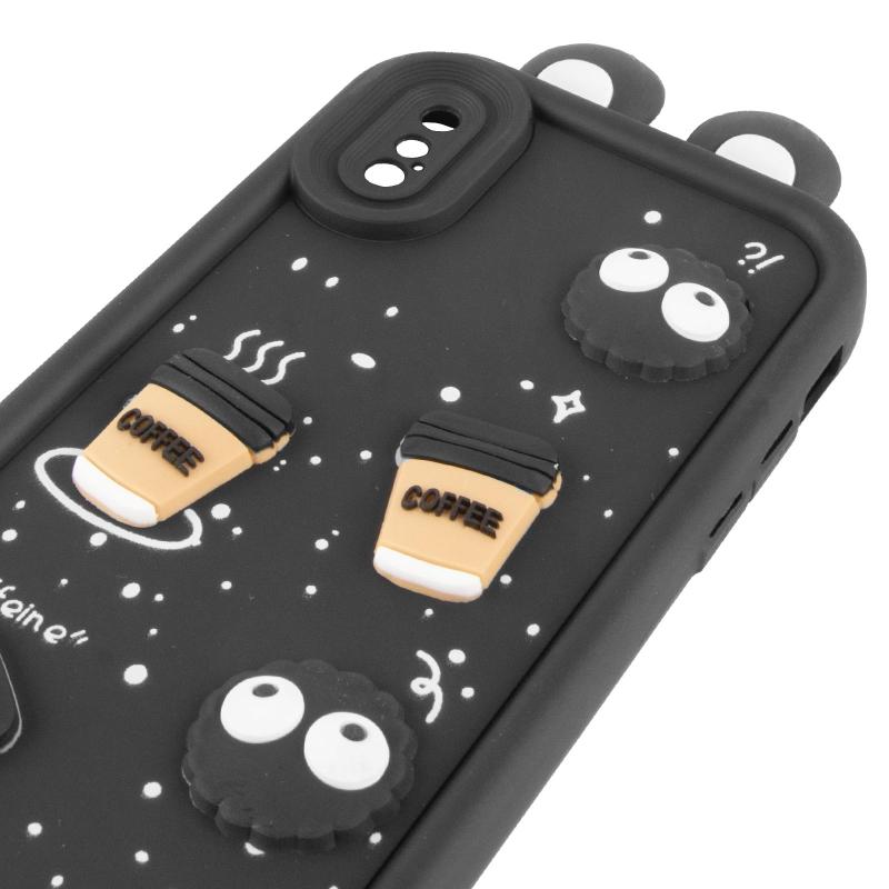 Силіконовий 3D чохол Toys Case with Ears для Apple iPhone X (5.8) | з вушками на малюнкі №4