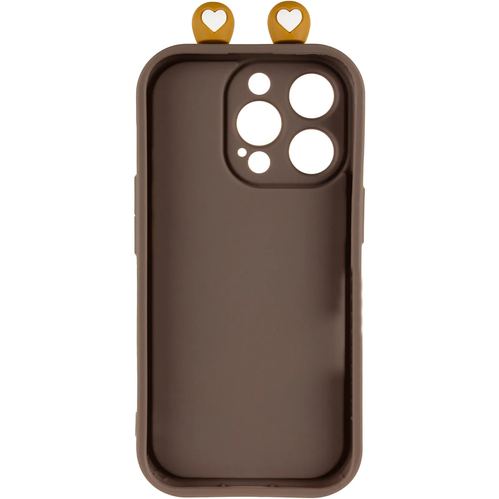 Чехол TPU Toys Case with Ears для Apple iPhone 12 Pro (6.1"), Brown 2, TPU, купить оптом с доставкой