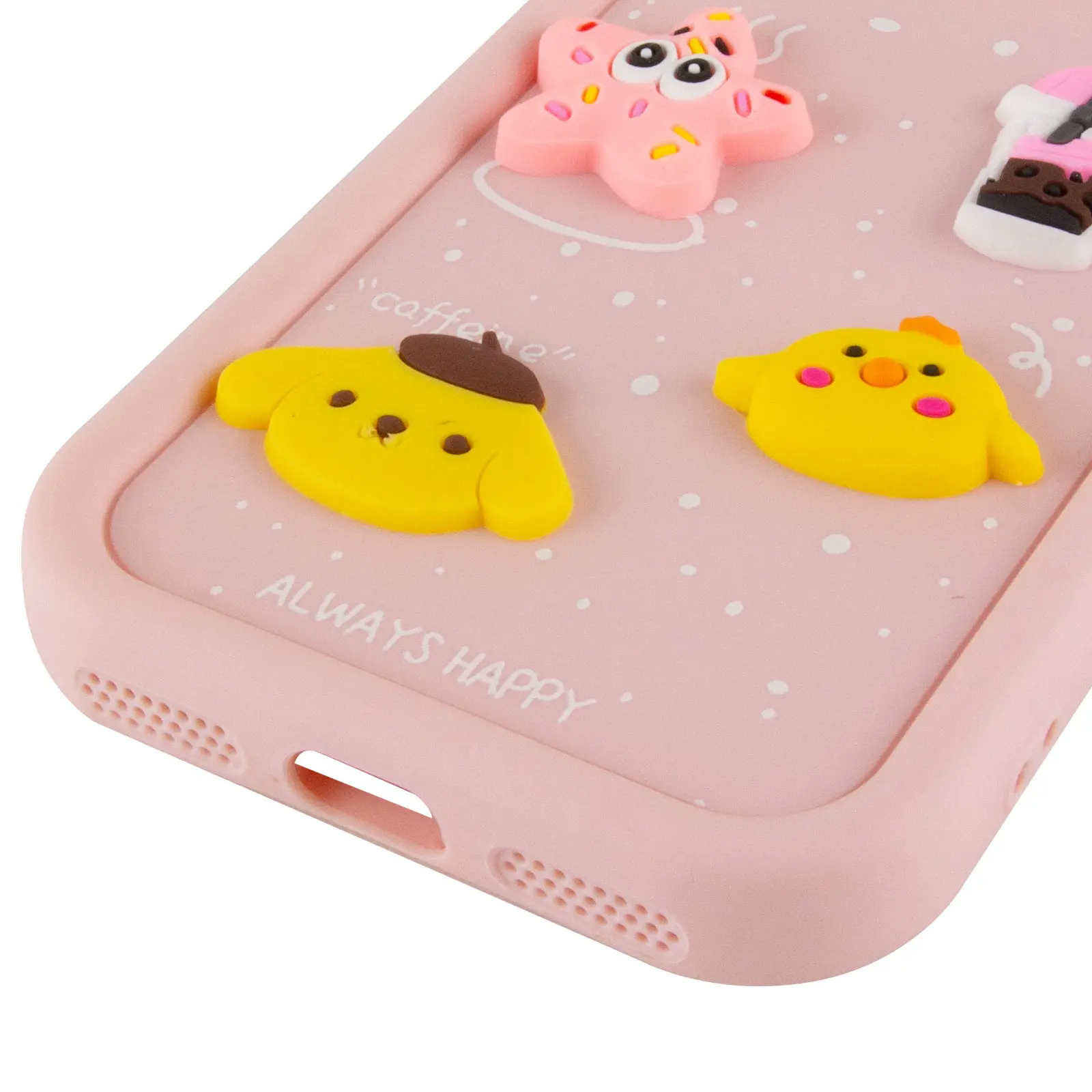 Чехол TPU Toys Case with Ears для Apple iPhone 12 Pro (6.1"), Light Pink 4, TPU, купить оптом с доставкой