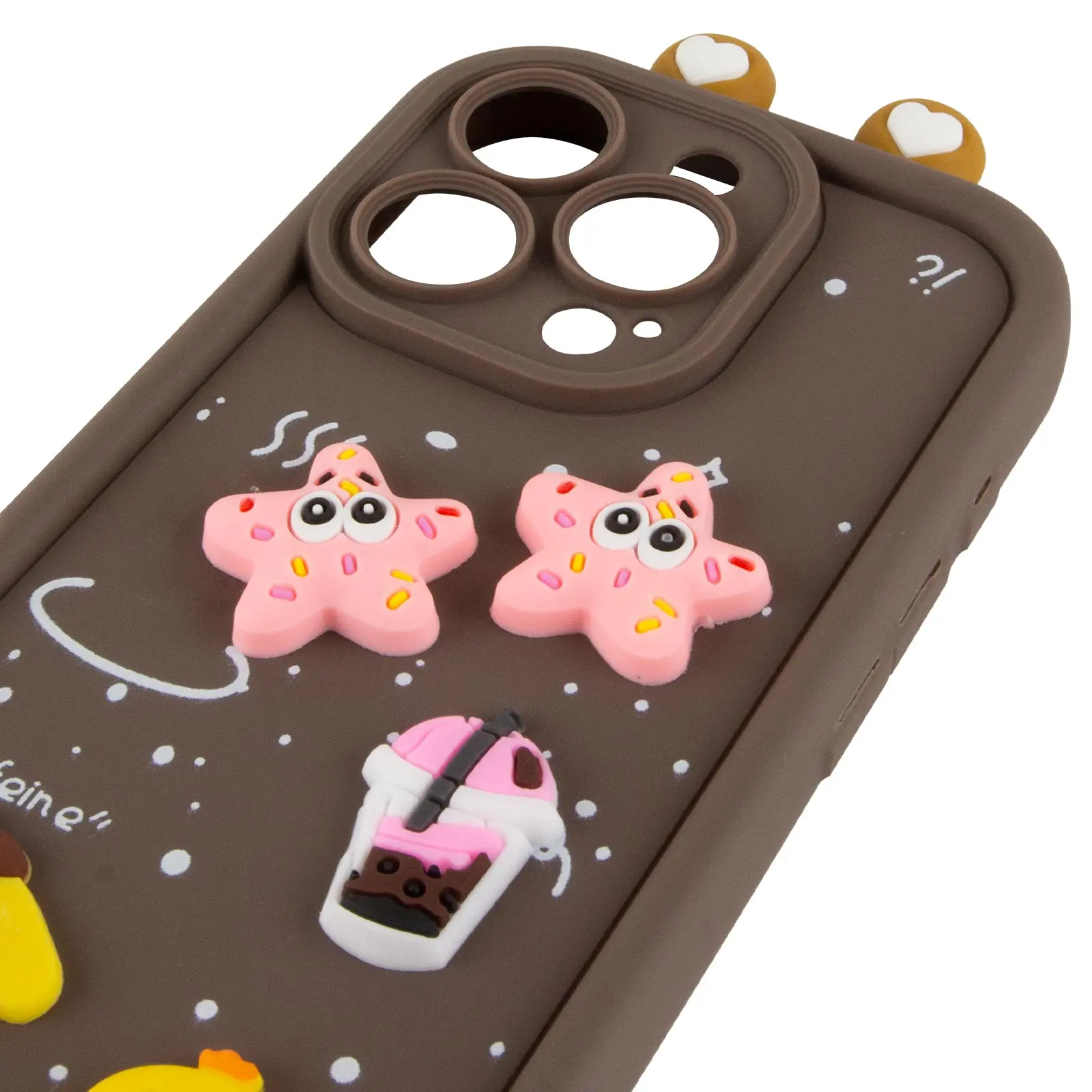 Чохол TPU Toys Case with Ears для Apple iPhone 13 Pro (6.1"), Brown 3, TPU, купити оптом з доставкою