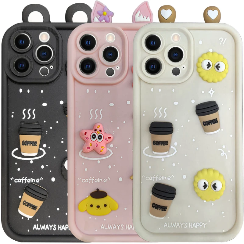 Чехол TPU Toys Case with Ears для Apple iPhone 14 Pro (6.1"), TPU, купить оптом с доставкой