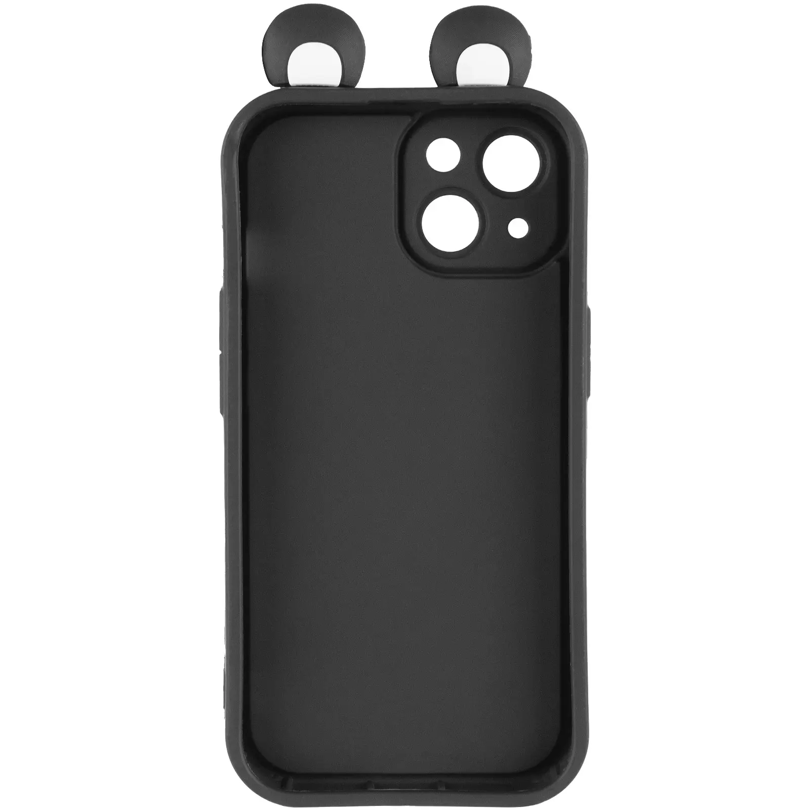 Чехол TPU Toys Case with Ears для Apple iPhone 15 (6.1"), Black 2, TPU, купить оптом с доставкой