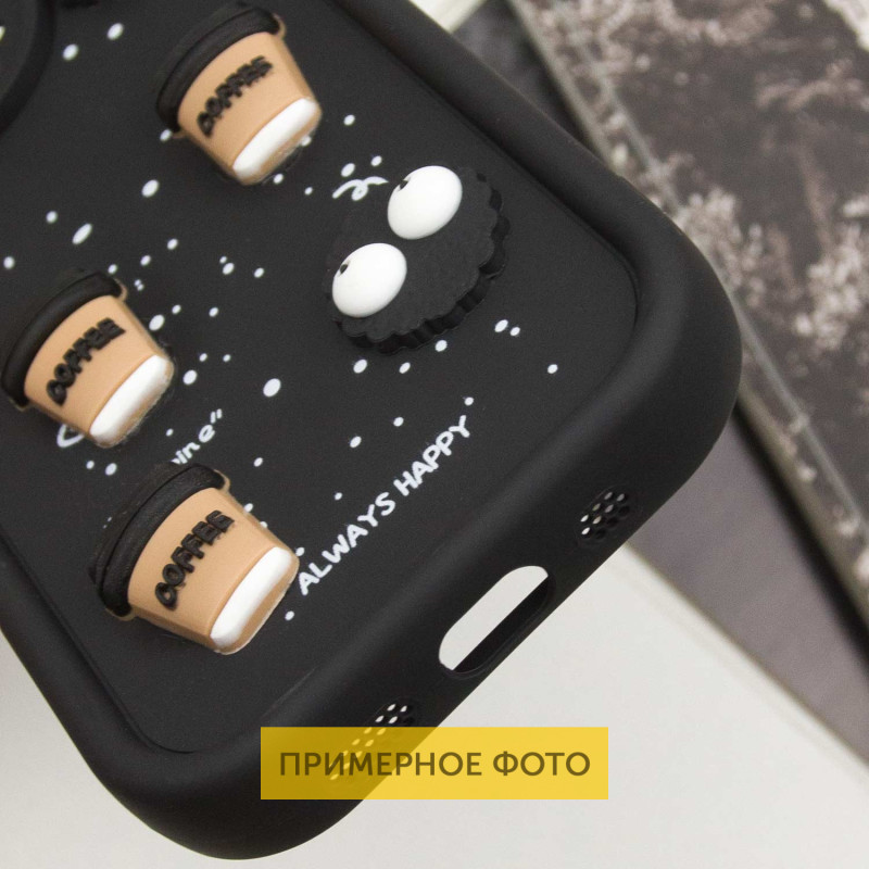 Силиконовый 3D чехол Toys Case with Ears для Xiaomi Redmi Note 13 4G | с ушками на картинке №2