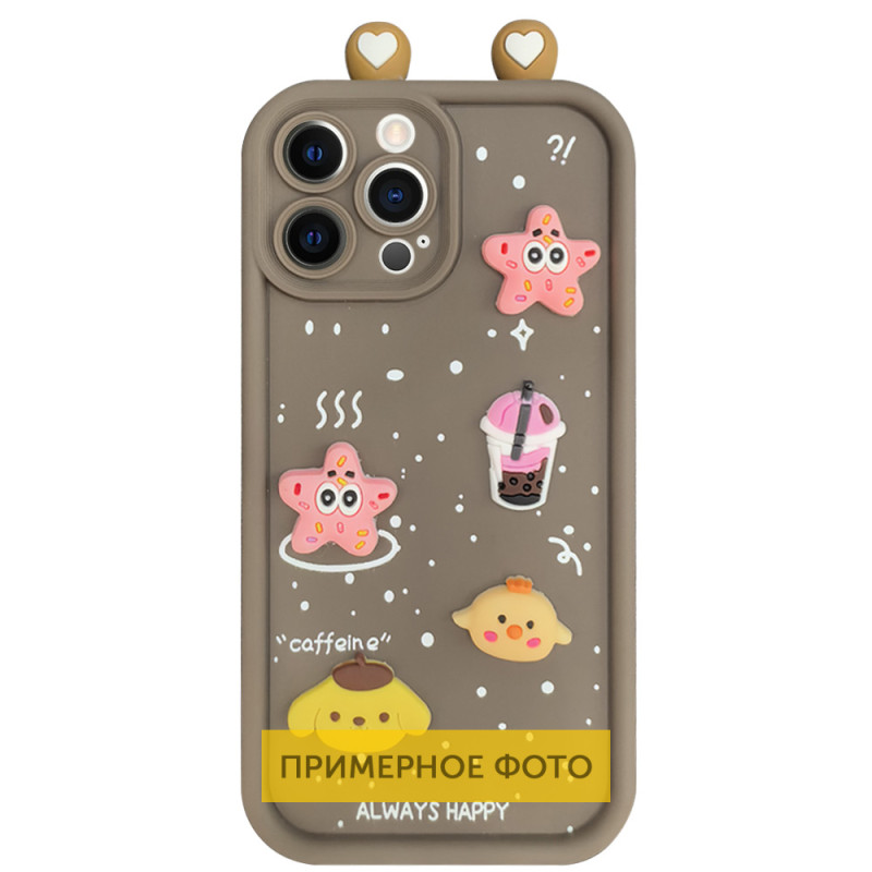 Силіконовий 3D чохол Toys Case with Ears для Xiaomi Redmi Note 13 Pro 4G | з вушками Фотографія №1 Силіконовий 3D чохол Toys Case with Ears для Xiaomi Redmi Note 13 Pro 4G | з вушками на малюнкі №1