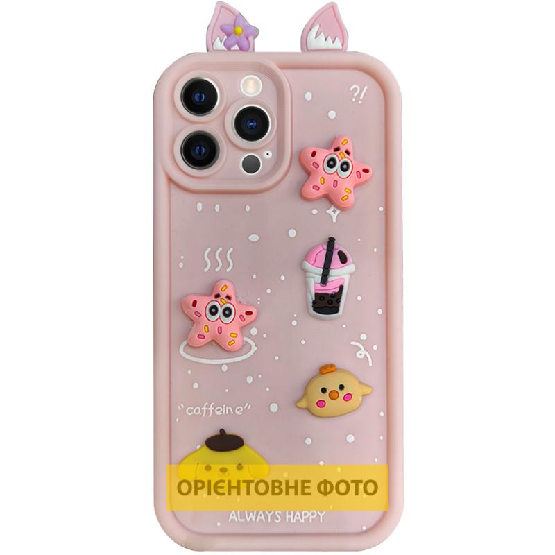 Силиконовый 3D чехол Toys Case with Ears для Apple iPhone 16 (6.1) | с ушками на картинке №1