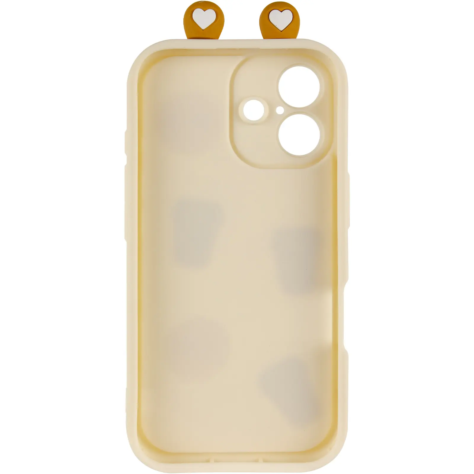 Чехол TPU Toys Case with Ears для Apple iPhone 16 (6.1"), Sand 2, TPU, купить оптом с доставкой