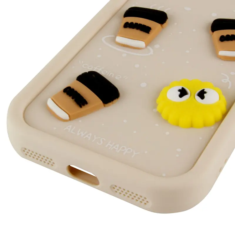 Чехол TPU Toys Case with Ears для Apple iPhone 16 Pro (6.3"), Sand 4, TPU, купить оптом с доставкой