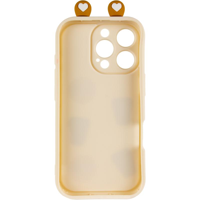 Силиконовый 3D чехол Toys Case with Ears для Apple iPhone 16 Pro Max (6.9) | с ушками на картинке №3