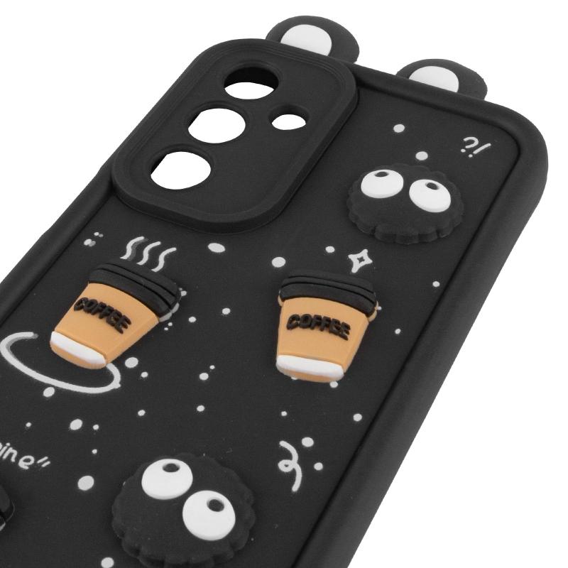 Силіконовий 3D чохол Toys Case with Ears для Samsung Galaxy A36 5G | з вушками Фотографія №5 Силіконовий 3D чохол Toys Case with Ears для Samsung Galaxy A36 5G | з вушками на малюнкі №5