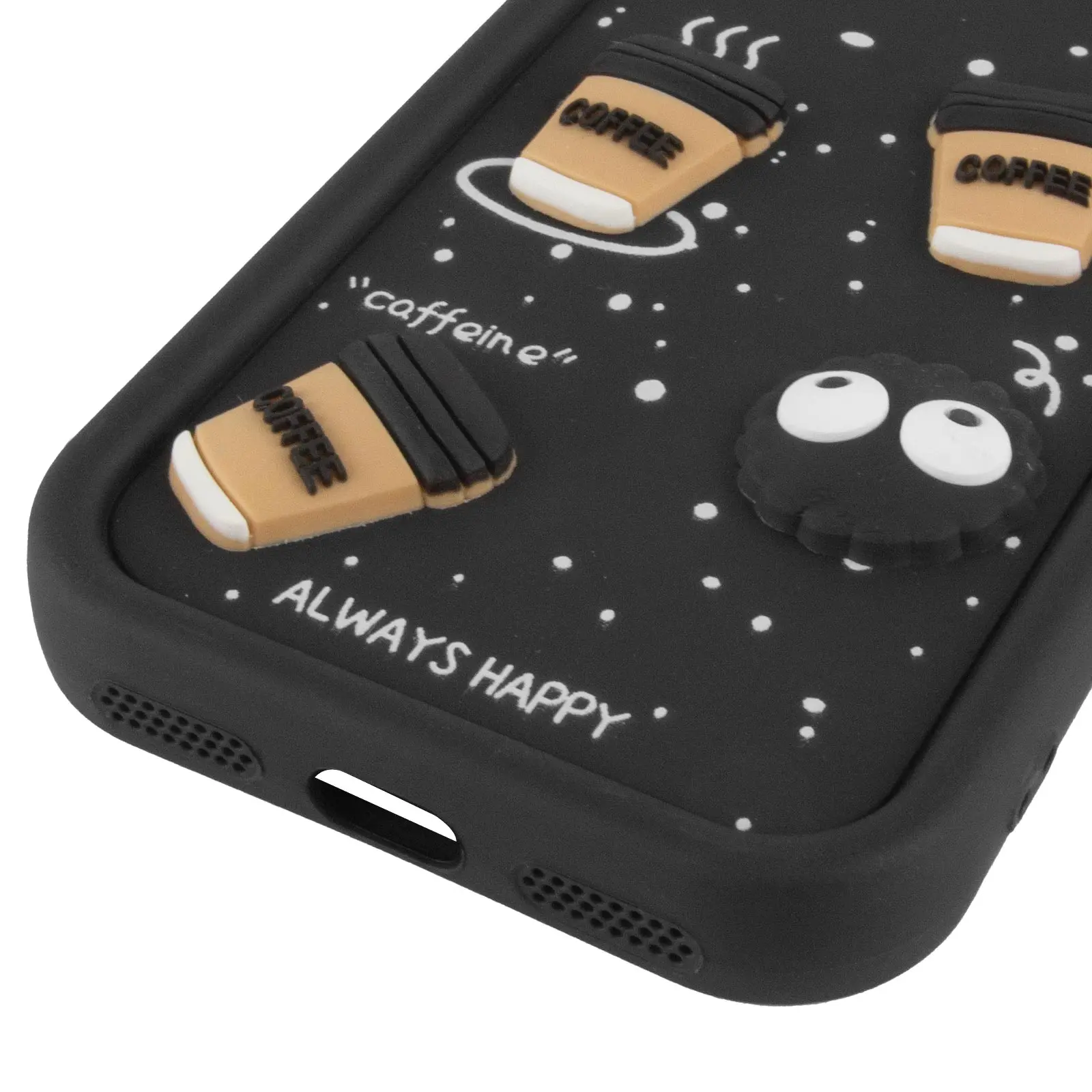 Чехол TPU Toys Case with Ears для Apple iPhone 16e (6.1"), Black 4, TPU, купить оптом с доставкой