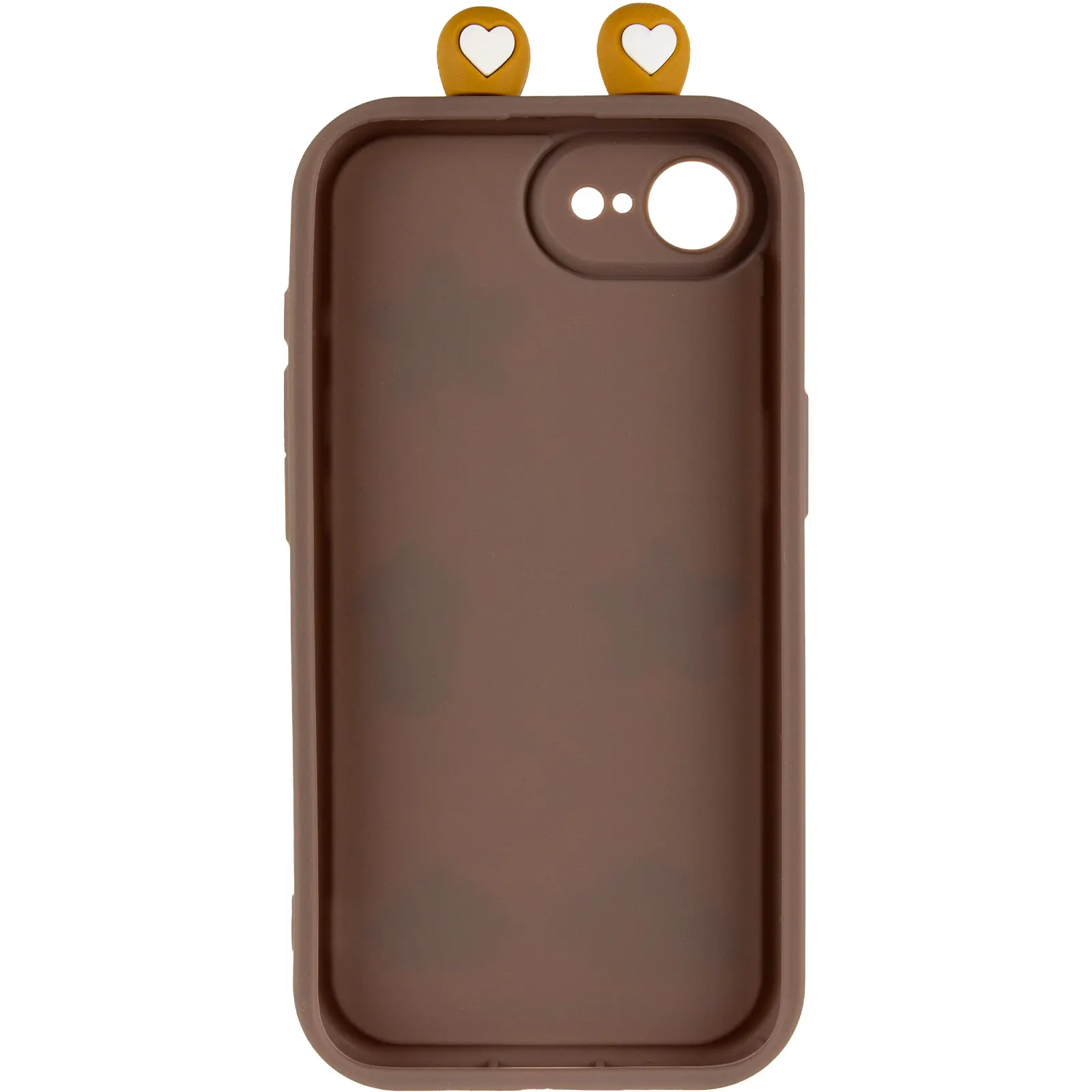 Чехол TPU Toys Case with Ears для Apple iPhone 16e (6.1"), Brown 2, TPU, купить оптом с доставкой
