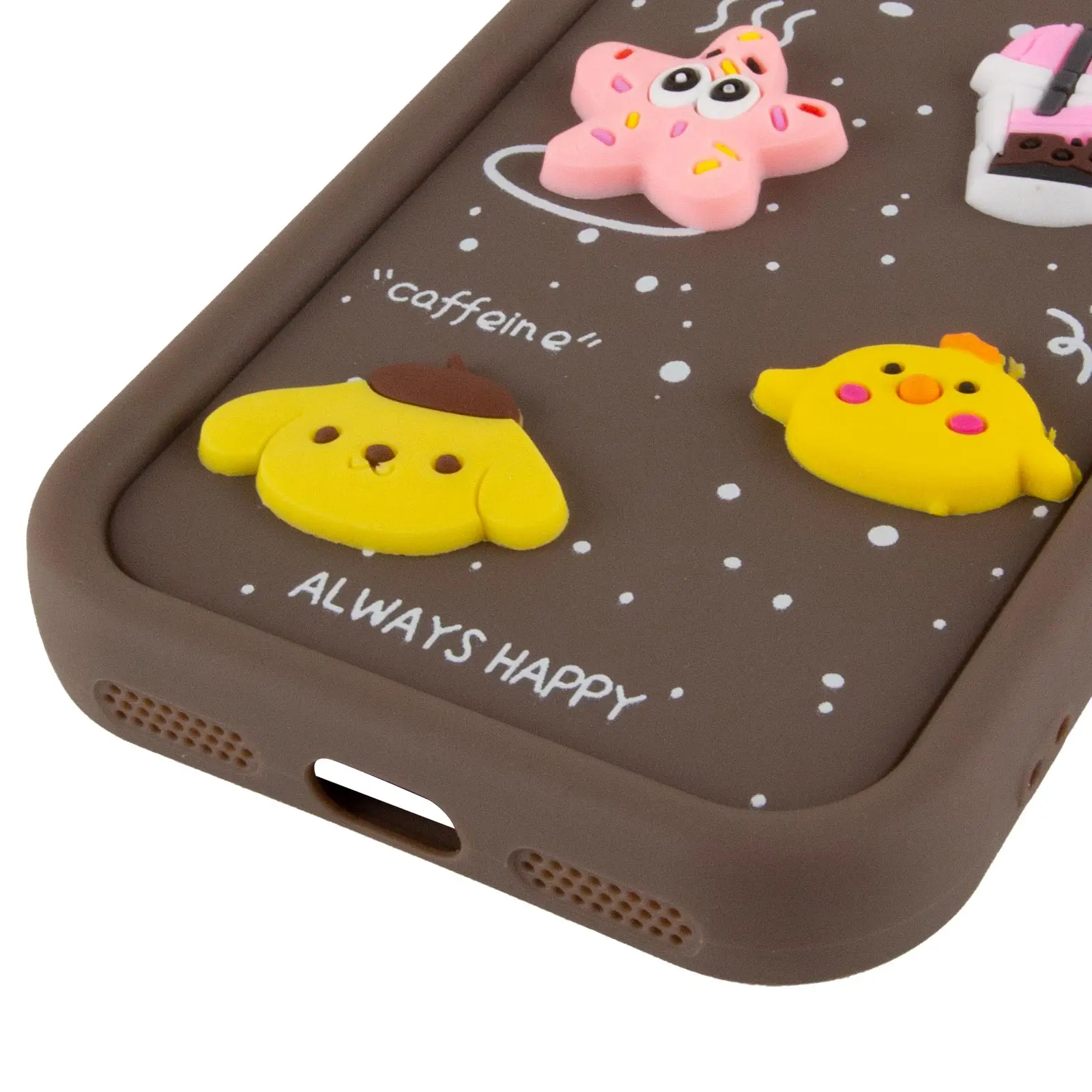 Чехол TPU Toys Case with Ears для Apple iPhone 16e (6.1"), Brown 4, TPU, купить оптом с доставкой