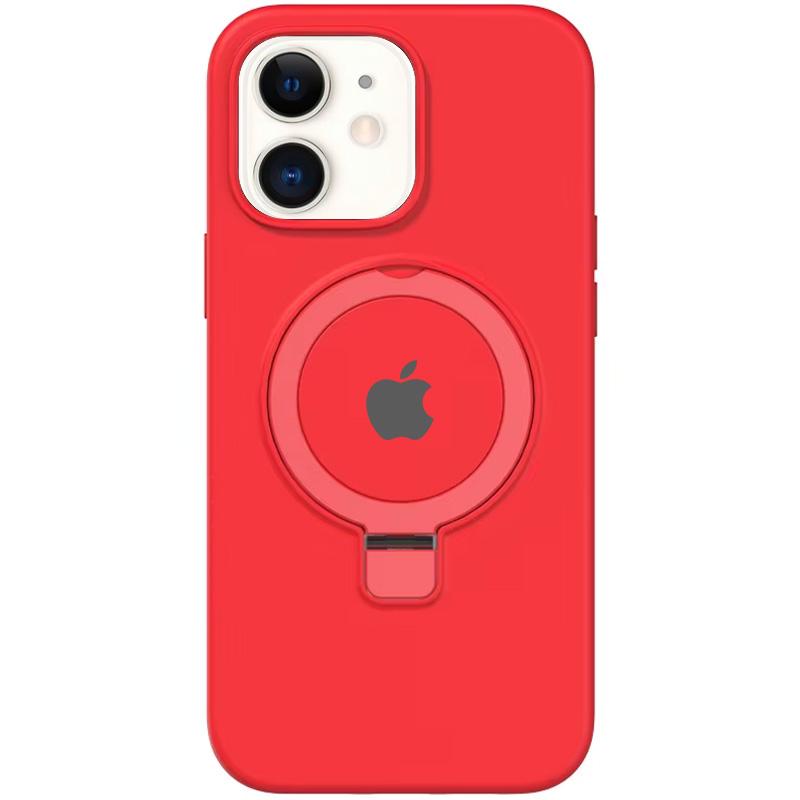 Чохол Silicone Case Full Protective with Ring Stand для Apple iPhone 11 (6.1) MagSafe на малюнкі №1