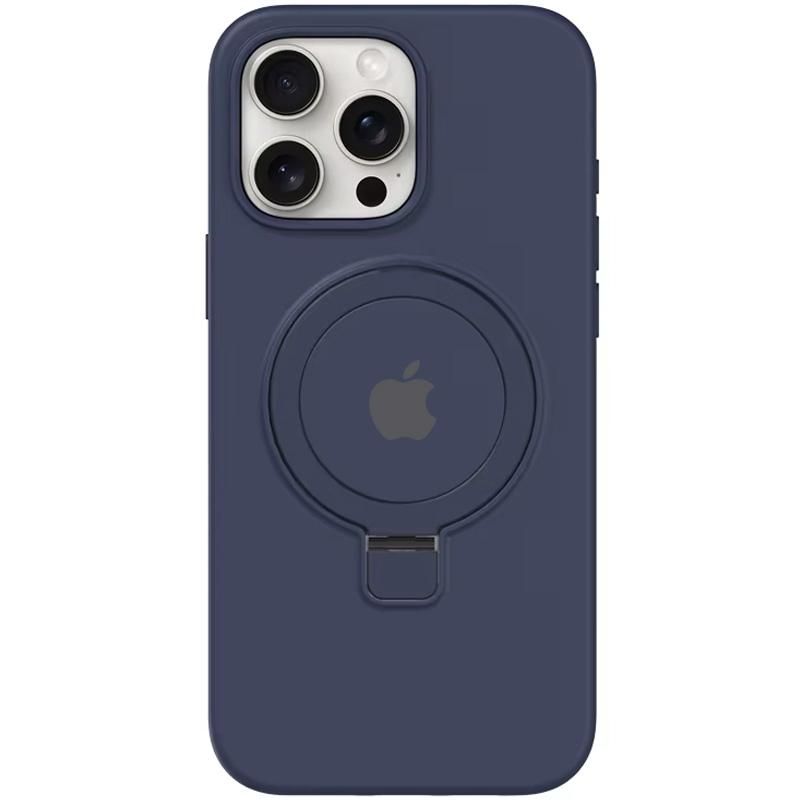 Чохол Silicone Case Full Protective with Ring Stand для Apple iPhone 13 Pro (6.1) MagSafe на малюнкі №1
