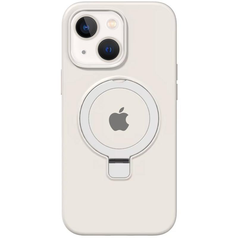 Чохол Silicone Case Full Protective with Ring Stand для Apple iPhone 15 (6.1) MagSafe на малюнкі №1