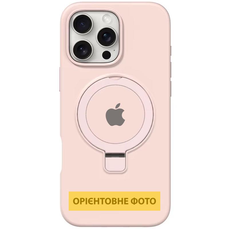 Чохол Silicone Case Full Protective with Ring Stand для Apple iPhone 16e (6.1) MagSafe на малюнкі №1