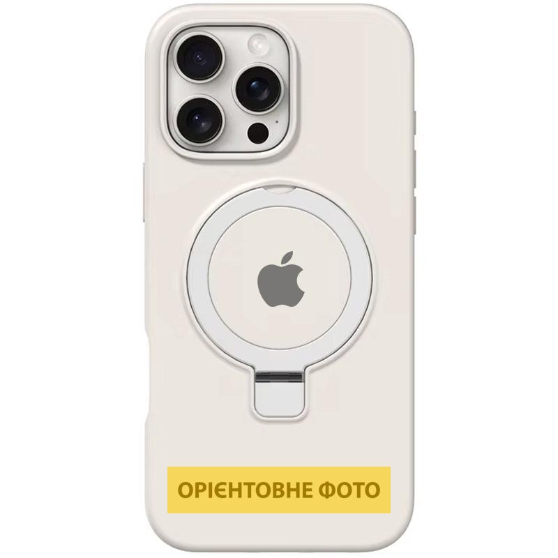 Чохол Silicone Case Full Protective with Ring Stand для Apple iPhone 16e (6.1) MagSafe на малюнкі №1