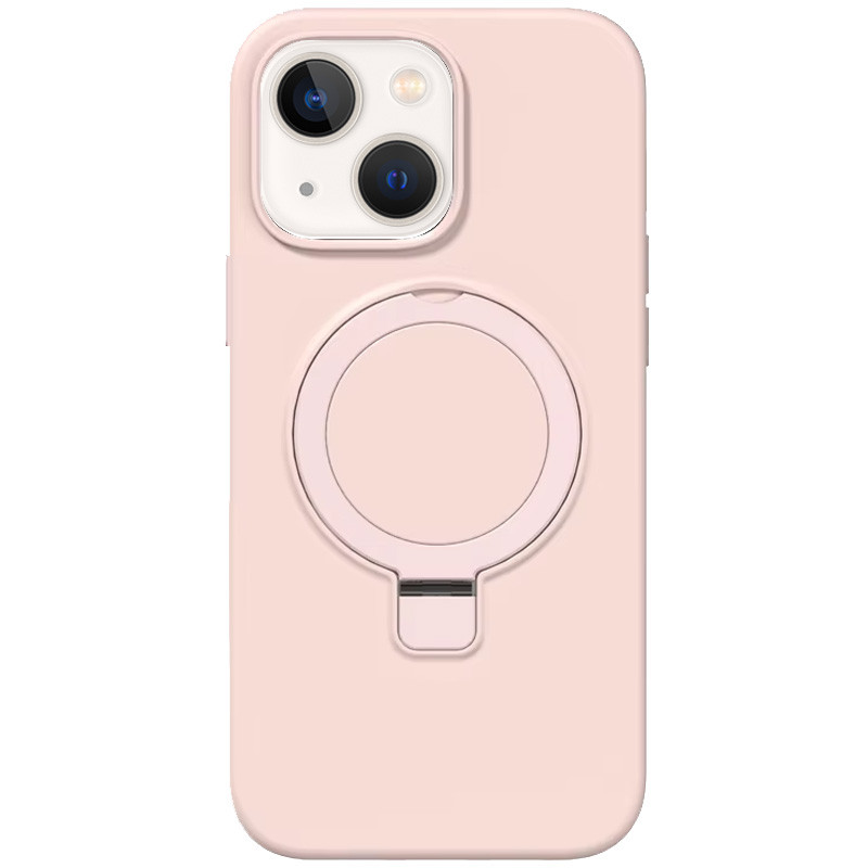 Чохол Silicone Case Full Protective NO LOGO with Ring для Apple iPhone 13 / 14 (6.1) на малюнкі №1