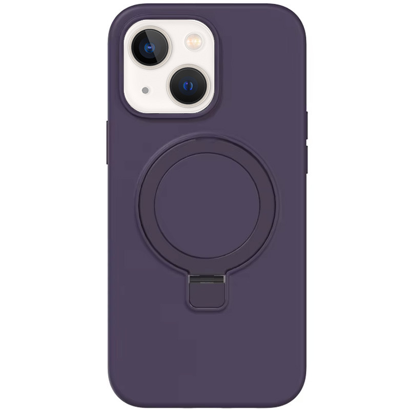 Чохол Silicone Case Full Protective NO LOGO with Ring для Apple iPhone 13 / 14 (6.1) на малюнкі №1