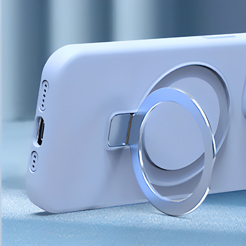 Чохол Silicone Case Full Protective NO LOGO with Ring для Apple iPhone 15 (6.1) на малюнкі №2